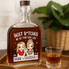 Custom Whiskey Bottle - Personalized Best Friend Birthday Gifts For Women - Partners In Wine