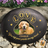 Custom Photo Printed Rock - Personalized Pet Memorial Gifts For Dogs, Cats - Forever In Our Hearts