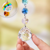 Custom Crystal Suncatcher With Charm - Personalized Pet Memorial Gifts For Dogs, Cats - Forever In My Thoughts