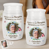 Custom Photo Decorative Urn - Personalized Memorial Sympathy Gifts For Loss Of Mom, Dad - Always In Ours Thoughts