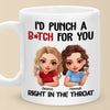Custom Mug - Personalized Best Friend Birthday Gifts For Women - Besties With Attitude