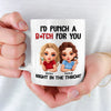 Custom Mug - Personalized Best Friend Birthday Gifts For Women - Besties With Attitude