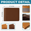 Custom Engraved Bifold Leather Wallet Two Sides - Personalized Anniversary Wedding Gifts For Husband And Wife, Him And Her - I Love You Then, I Love You Still