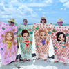 Custom Beach Towel - Personalized Summer Vacation And Travel Gifts For Women - Tropical Vibes All Day