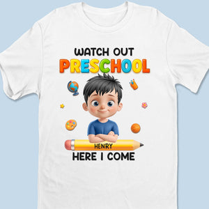 Custom Kids T-shirt - Personalized Back To School Gifts For Kids - Smart, Strong, And Curious