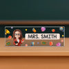 Plaque acrylique personnalisée pour salle de classe – Cadeaux personnalisés pour la rentrée scolaire des enseignants – Façonner les esprits, susciter la joie