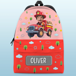 Custom Photo Kids Backpack - Personalized Back To School Gifts For Kids - Hero In Training Mode