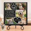 Custom Photo Honoring Memories That Keep Us Close - Memorial Personalized Custom Square Shaped Stone With Stand - Sympathy Gift For Pet Owners, Pet Lovers