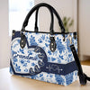 Custom Leather Handbag - Personalized Birthday Gifts For Mom, Grandma - Generations Bound By One Heart