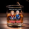 Custom Whiskey Glass - Personalized Anniversary Wedding Gifts For Husband And Wife, Him And Her - Love You, Even When You Snore