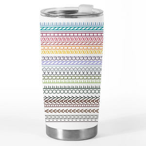 Hidden Message Tumbler - Funny Gifts For Best Friends, Family, Coworker, Work Bestie - Boho Vibes, Busy Life