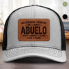 Sombrero Con Parche De Cuero Con Forma Personalizada - Regalos De Cumpleaños Personalizados Para Papá, Abuelo - Abuelo Cariñoso Siempre A Tu Lado