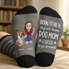Custom Crew Socks - Personalized Birthday Gifts For Dog Lovers, Dog Dad And Mom - My Dog Is My Boss