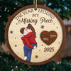 Your Love Is The Best Gift I Could Ever Receive - Couple Personalized Custom Ornament - Wood Custom Shaped - Christmas Gift For Husband Wife, Anniversary
