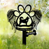 Custom Metal Garden Stake - Personalized Pet Memorial Sympathy Gifts For Dogs, Cats - Forever In Our Hearts