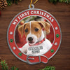 Custom Photo Metal Ornament - Personalized Christmas Birthday Gifts For Dog Cat Lovers, Dog Dad And Mom, Cat Owners - New Paws, New Joy