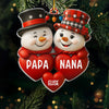 Custom Acrylic Ornament - Personalized Christmas Birthday Gifts For Mom, Dad, Kids - Love Made This Family