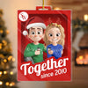 Custom Acrylic Ornament - Personalized Anniversary Christmas Wedding Gifts For Husband And Wife, Him And Her - Christmas Is Better With You