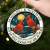 Custom Acrylic Ornament - Personalized Christmas Memorial Sympathy Gifts For Loss Of Mom, Dad - Never Gone From Me