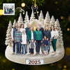 Custom Photo Acrylic Ornament - Personalized Christmas Birthday Gifts For Mom, Dad, Kids - Our Winter Wonderland