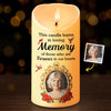 Custom Photo LED Candle - Personalized Christmas Memorial Sympathy Gifts For Loss Of Mom, Dad - Your Memory, My Endless Love