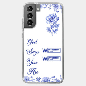 Custom Clear Phone Case - Personalized Best Friend Birthday Gifts For Women, Besties, Sisters, BFF - Each Letter, A Gift Of God