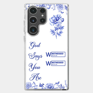 Custom Clear Phone Case - Personalized Best Friend Birthday Gifts For Women, Besties, Sisters, BFF - Each Letter, A Gift Of God