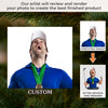 Custom Photo Acrylic Ornament - Personalized Christmas Birthday Golf Gifts For Men, Women - Golf Days Happy Plays