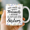 Custom Mug - Personalized Best Friend Birthday Gifts For Women, Besties, Sisters, BFF - Giggles Secrets Forever Friends