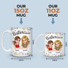 Custom Mug - Personalized Best Friend Birthday Gifts For Women, Besties, Sisters, BFF - Giggles Secrets Forever Friends