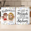 Custom Mug - Personalized Best Friend Birthday Gifts For Women, Besties, Sisters, BFF - Giggles Secrets Forever Friends