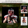 Custom Photo Acrylic Ornament - Personalized Christmas Birthday Sport Gifts For Sports Lovers - Where Passion Meets Endless Play