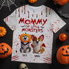 Custom Unisex T-shirt - Personalized Halloween Birthday Gifts For Dog Lovers, Dog Dad And Mom - Mommy Daddy Of Little Monsters