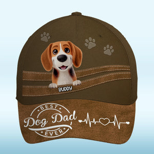 Fur Real, The Best Dad - Dog Personalized Custom Hat, All Over Print Classic Cap - Father's Day, Gift For Pet Owners, Pet Lovers
