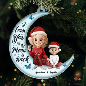 Custom Acrylic Ornament - Personalized Christmas Birthday Gifts For Mom, Grandma - Making Memories This Season