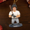 Custom Photo Acrylic Ornament - Personalized Christmas Birthday Sport Gifts For Sports Lovers - Life’s Better In A Ballpark