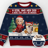 Custom Unisex Ugly Sweatshirt - Personalized Christmas Birthday Gifts For Dog Cat Lovers, Dog Dad And Mom, Cat Owners - Forever My Fur Family