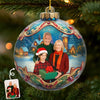Custom Photo Acrylic Ornament - Personalized Christmas Birthday Gifts For Mom, Dad, Kids - Together Is Our Tradition