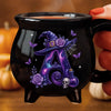 Custom 12oz Ceramic Cauldron Coffee Mug - Personalized Halloween Witchy Gifts For Besties, Sisters, BFF, Family, Yourself - Witchy Vibes Only