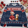 Custom Unisex Ugly Sweatshirt - Personalized Christmas Birthday Gifts For Cat Lovers, Cat Mom And Dad - Purrfectly Loved