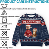 Custom Unisex Ugly Sweatshirt - Personalized Christmas Birthday Gifts For Cat Lovers, Cat Mom And Dad - Purrfectly Loved