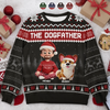 Custom Unisex Ugly Sweatshirt - Personalized Christmas Birthday Gifts For Dog Lovers, Dog Dad And Mom - Master Of Fetch