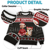 Custom Unisex Ugly Sweatshirt - Personalized Christmas Birthday Gifts For Dog Lovers, Dog Dad And Mom - Master Of Fetch