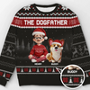 Custom Unisex Ugly Sweatshirt - Personalized Christmas Birthday Gifts For Dog Lovers, Dog Dad And Mom - Master Of Fetch