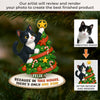 Custom Photo Acrylic Ornament - Personalized Christmas Birthday Gifts For Dog Cat Lovers, Dog Dad And Mom, Cat Owners - Cat Steals The Show