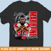 Custom Player Football T-shirt, Hoodie - Personalized Gift For Birthday, Football Football Lovers, NFL Fans, Sport Lovers, Senior Graduation Gift - Bootleg T-shirt With Photo