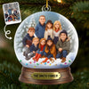 Custom Photo Acrylic Ornament - Personalized Christmas Birthday Gifts For Mom, Dad, Brother, Sister, Kids - Family Nights, Twinkling Lights