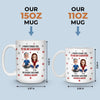 Custom Mug - Personalized Birthday Gifts For Mom, Dad, Daughter - My Daughter My Forever Love