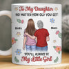 Custom Mug - Personalized Birthday Gifts For Dad, Mom, Daughter - Love Grows In Every Embrace
