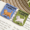 Custom Leather Magnetic Bookmark - Personalized Bookish Gifts For Book Lovers, Bookworms, Dog Dad And Mom, Cat Owners - Lost In A Good Book